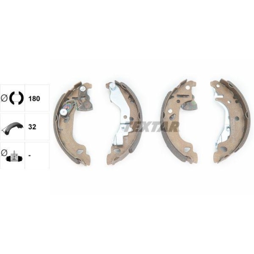 TEXTAR Bremsbackensatz 91054300