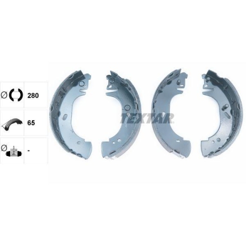 TEXTAR Bremsbackensatz 91054500