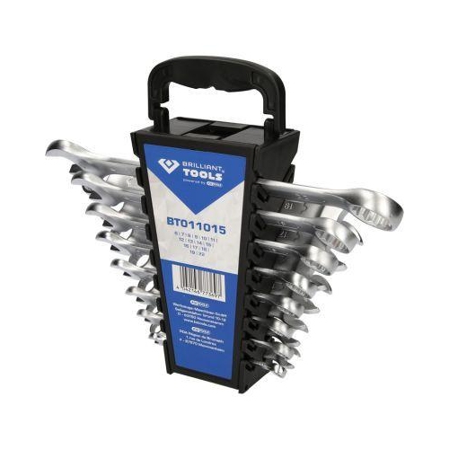 Ring-Maulschl&uuml;ssel-Satz, 15-tlg BRILLIANT TOOLS BT011015