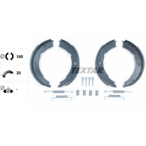 TEXTAR Bremsbackensatz, Feststellbremse 91054800