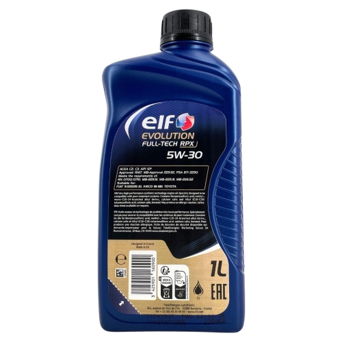 Motor&ouml;l Motoren&ouml;l Elf Evolution Fulltech RPX 5W-30 - 1 Liter Flasche 235068