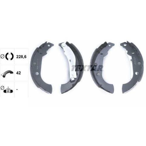 TEXTAR Bremsbackensatz 91056600