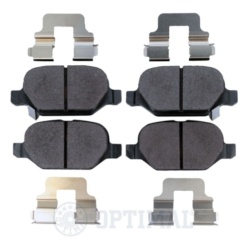 OPTIMAL Bremsbelagsatz, Scheibenbremse BP-12639