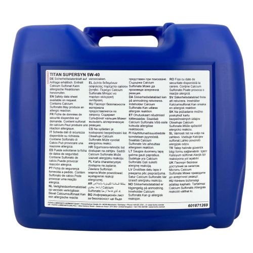 Motor&ouml;l Motoren&ouml;l Fuchs Titan Supersyn 5W-40 20 Liter 601871269