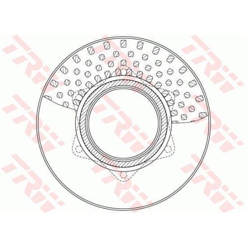 TRW Bremsscheibe TRW SINGLE DF6334S