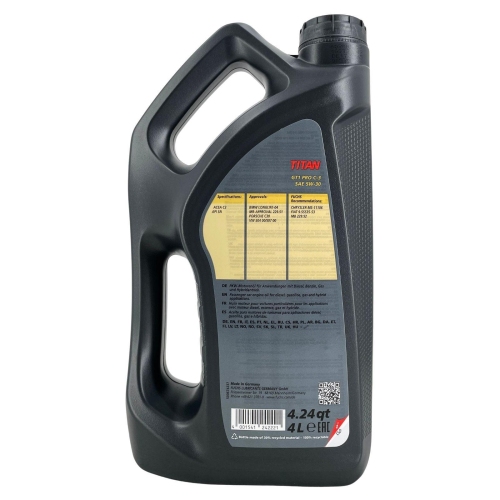 Motor&ouml;l Motoren&ouml;l Fuchs Titan GT1 PRO C-3 5W-30 4 Liter 602003553