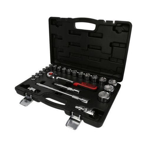 1/2 Zoll CHROMEplus Steckschl&uuml;ssel-Satz, 23-tlg KS TOOLS 918.0623