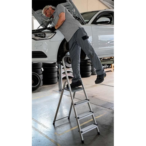 Aluleiter 4-stufig (3+1) Kunzer 7AL04