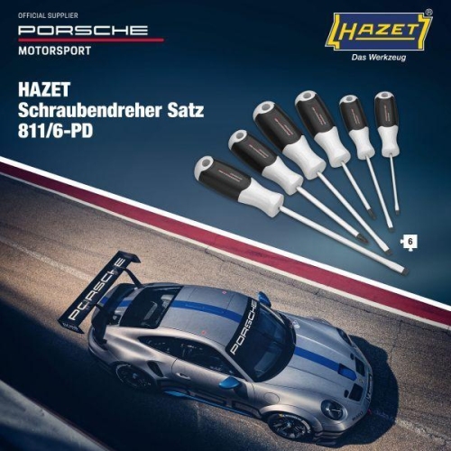 HAZET Entriegelungswerkzeug, Flach-/Rundstecker 811/6-PD