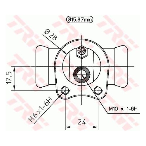 TRW Radbremszylinder BWB116