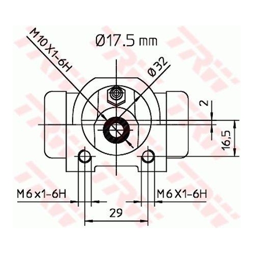 TRW Radbremszylinder BWC227