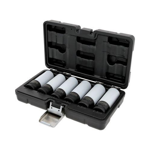 1/2 Zoll Spezial-Alu-Felgen Kraft-Stecknuss-Satz, 6-tlg KS TOOLS 515.0850