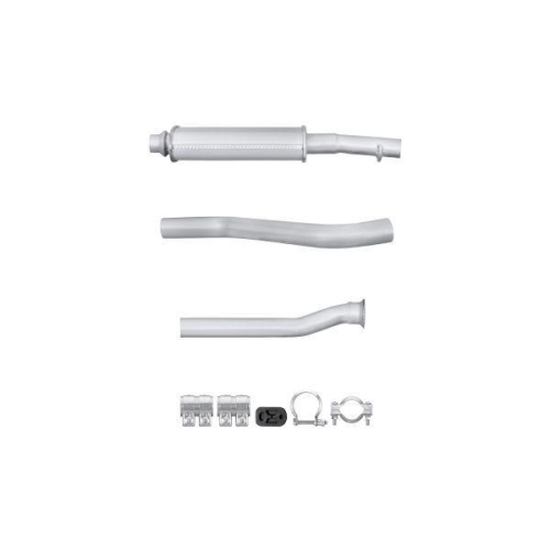 HELLA Mittelschalld&auml;mpfer Easy2Fit &ndash; PARTNERED with Faurecia 8LC 366 025-011