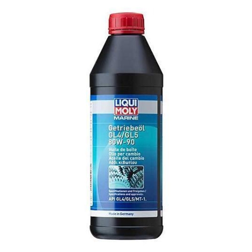 6x Liqui Moly Marine Getriebe&ouml;l GL4/GL5 80W-90 - 1 Liter - Art.Nr. 25068 2 Liter