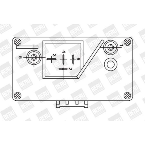 BorgWarner (BERU) Relais, Gl&uuml;hanlage GR065
