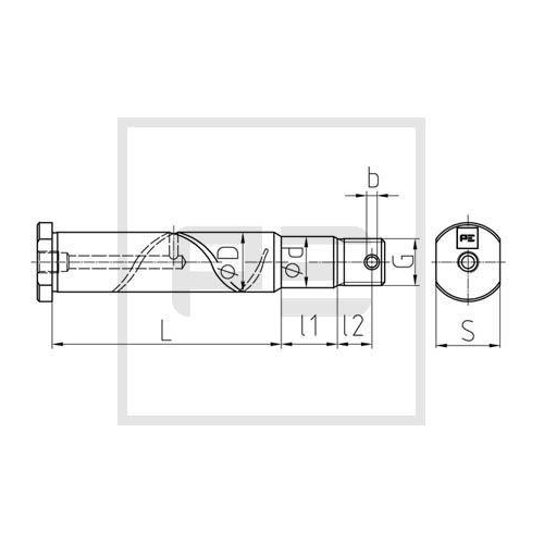 PE Automotive Federbolzen 074.404-00A