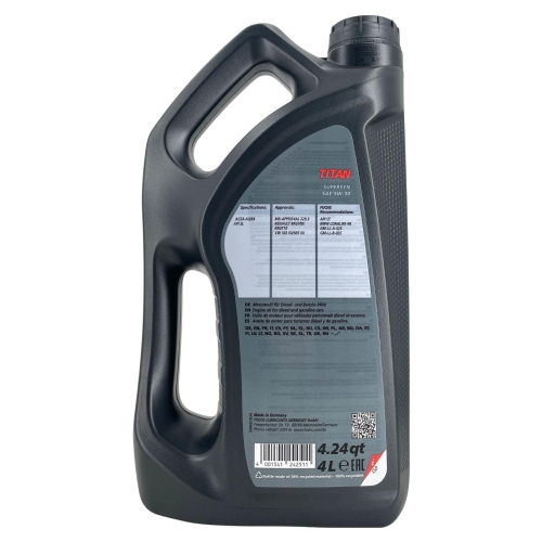 Motor&ouml;l Motoren&ouml;l Fuchs Titan Supersyn 5W-30 4 Liter 601870903