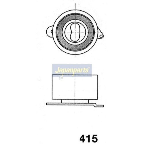 JAPANPARTS Riemenspanner, Zahnriemen BE-415