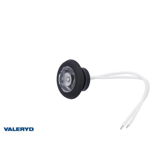 LED Positionsleuchte Valeryd &Oslash;32x17,2mm Wei&szlig; 12-36V mit je 0,15m Kabel Anh&auml;nger