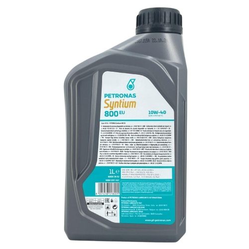 Motor&ouml;l Motoren&ouml;l SYNTIUM 800 EU 10W-40, 1 Liter Flasche PETRONAS 70732E18EU