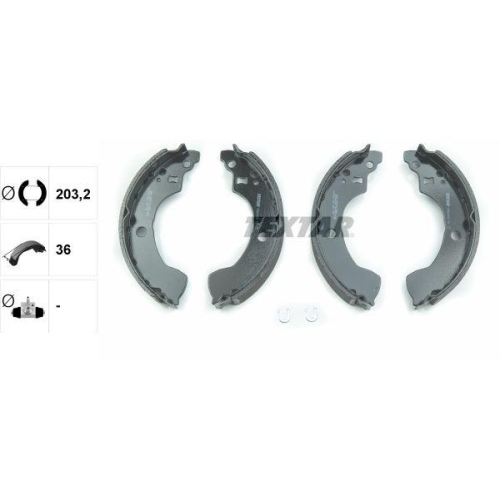TEXTAR Bremsbackensatz 91064400