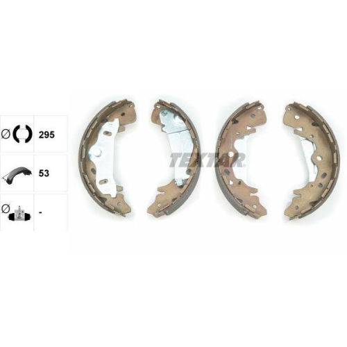 TEXTAR Bremsbackensatz 91065800