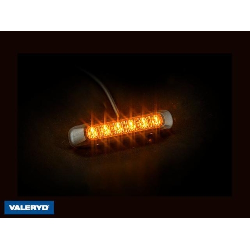 LED Warnleuchte Valeryd Arctic Night 132,2x28,2x28 mm gelb 1 m kabel Anh&auml;nger
