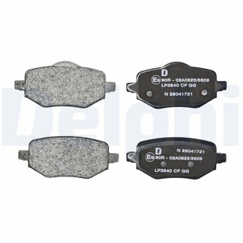 DELPHI Bremsbelagsatz, Scheibenbremse LP3640