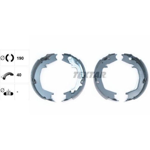 TEXTAR Bremsbackensatz, Feststellbremse 91066400