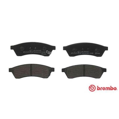BREMBO Bremsbelagsatz, Scheibenbremse PRIME LINE P 10 060