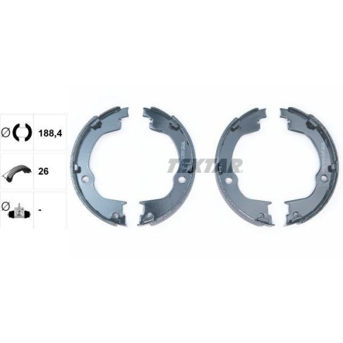 TEXTAR Bremsbackensatz, Feststellbremse 91067100