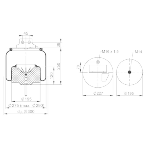 PHOENIX Federbalg, Luftfederung Quality Range 1 DF 20 G-2