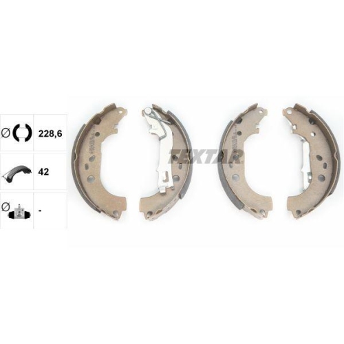TEXTAR Bremsbackensatz 91067600