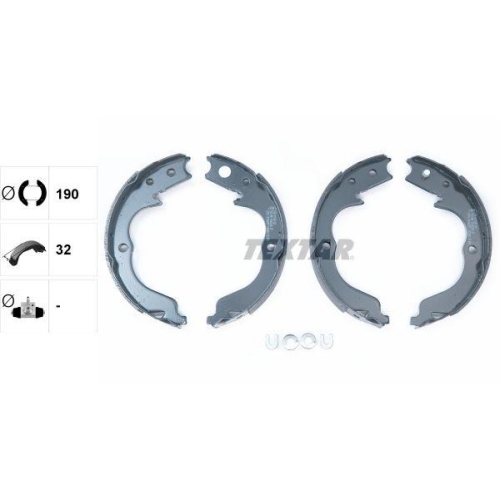 TEXTAR Bremsbackensatz, Feststellbremse 91068300