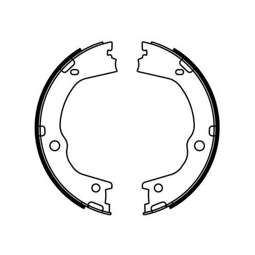 ABE Bremsbackensatz, Feststellbremse C00330ABE