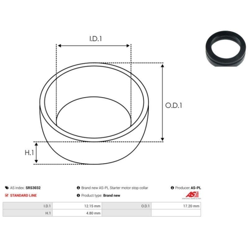 AS-PL Reparatursatz, Starter AS SRS3032