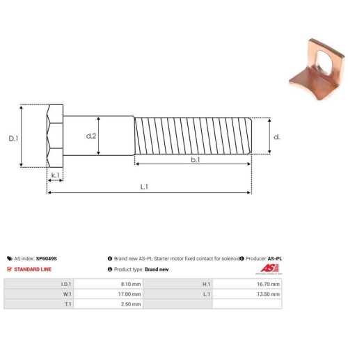 AS-PL Reparatursatz, Starter AS SP6049S