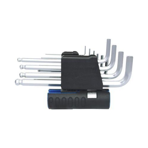 3 in 1 Innen6kant-Winkelstiftschl&uuml;ssel-Satz,10-tlg lang, Kugelkopf KS TOOLS