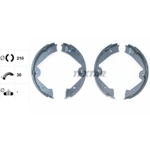 TEXTAR Bremsbackensatz, Feststellbremse 91074700