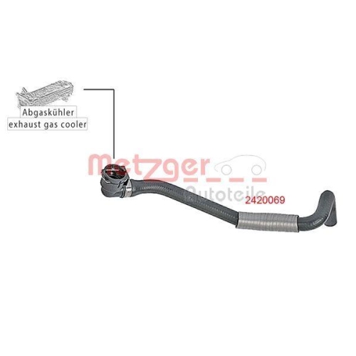 METZGER AUTOTEILE K&uuml;hlerschlauch 2420069