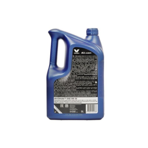 Motor&ouml;l Motoren&ouml;l VALVOLINE ALL CLIMATE 5W30 5 Liter Kanister AC5W30