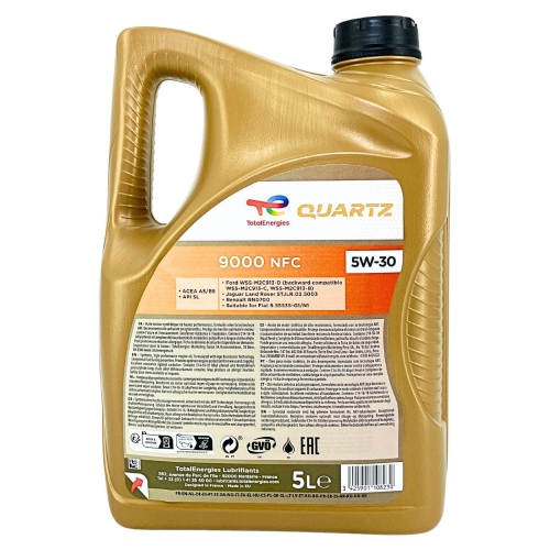 Motor&ouml;l Motoren&ouml;l Total Quartz 9000 NFC 5W-30 5 Liter Kanister 213835