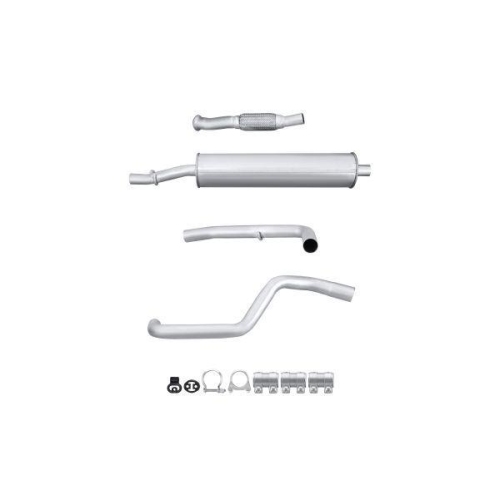 HELLA Endschalld&auml;mpfer Easy2Fit &ndash; PARTNERED with Faurecia 8LD 366 028-011