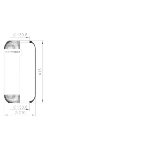 PHOENIX Federbalg, Luftfederung Quality Range 1 E 21 D