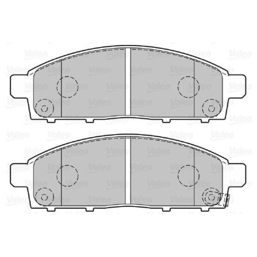 VALEO Bremsbelagsatz, Scheibenbremse FIRST 301893