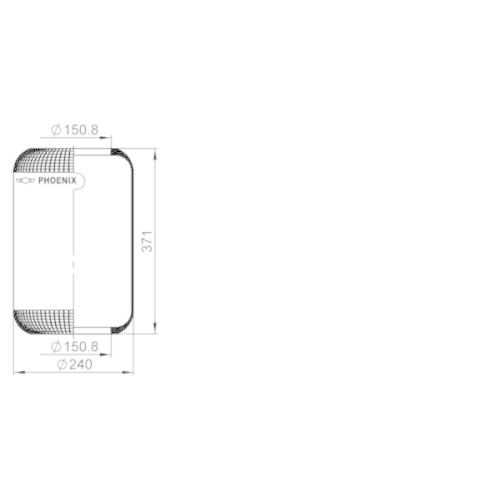 PHOENIX Federbalg, Luftfederung Quality Range 1 E 25 A