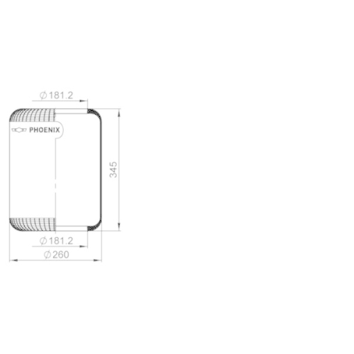 PHOENIX Federbalg, Luftfederung Quality Range 1 E 26