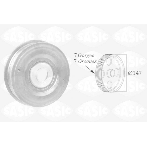 SASIC Riemenscheibe, Kurbelwelle 2154005