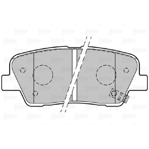 VALEO Bremsbelagsatz, Scheibenbremse FIRST 301134