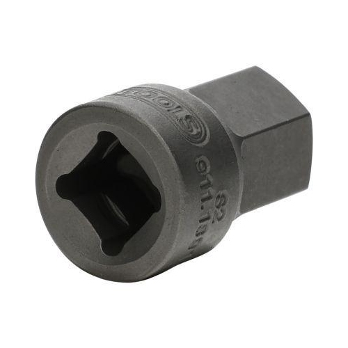 1/4 Zoll Bit-Stecknuss Innensechskant, 10 mm, extra kurz KS TOOLS 911.1891